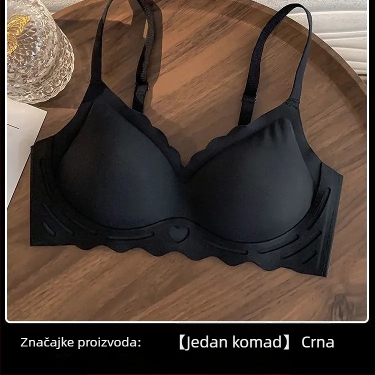 Bezšivna grudnjica za žene s malim grudima, bez žice, push-up efekt, podizanje i udobnost