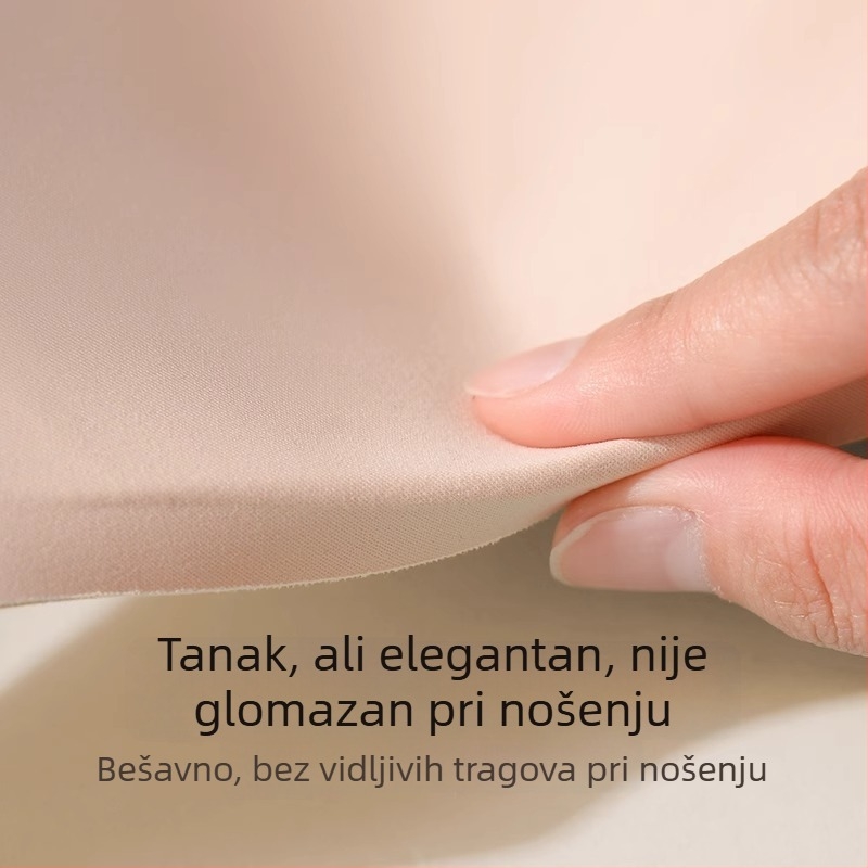 Ženski grudnjak za dizanje i oblikovanje dojki, bez šavova, lagan i tanak, košarice 3/4, čvrsti dvostruki naramenici, stražnje kopčanje s četiri reda kukica