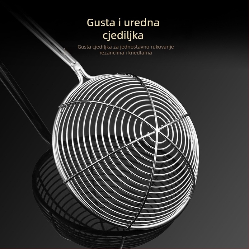 GDAY 304 nehrđajući čelik – mrežasta žlica za vruću posudu, žlica za rezance i prženje, mala veličina
