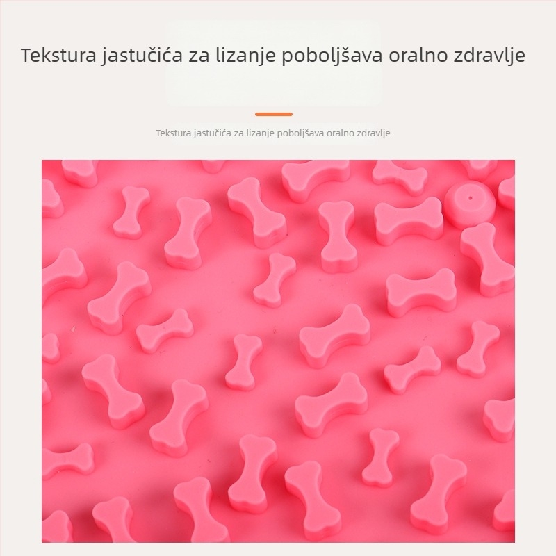 Silikonska podloga za lizanje kućnih ljubimaca s usisnom čašom, podloga za polagano hranjenje i posuda za psa
