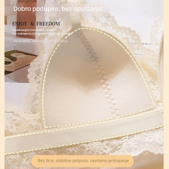 Francuski stil grudnjaka s dubokim V-om na leđima, za žene, tan grudnjak, oblikuje bočne grudi, protiv opuštanja