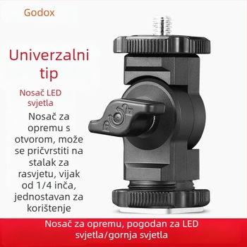 Shenniu original LED rasvjeta za dopunsko osvjetljenje, L-oblik držač lampe, držač za kameru i adapter za mikrofon/monitor na kameri