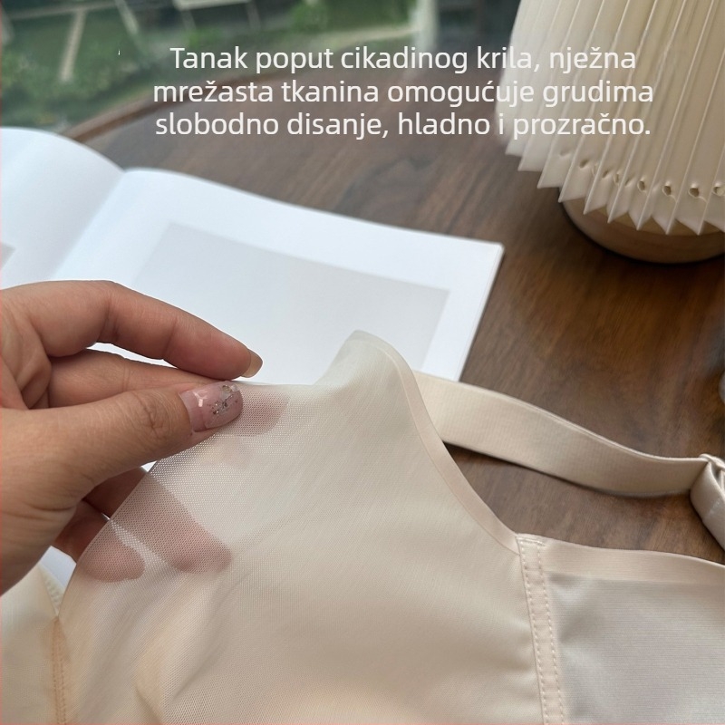 Bešivni grudnjak s latexnim unutarnjim čašicama, Mulberry Silk i Modal smjesa, udoban i prozračan