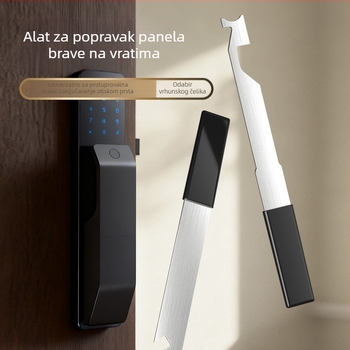 Set alata za popravak inteligentnog zaključavanja vrata s otiskom prsta, uključujući odvijač i alat za popravak ploče