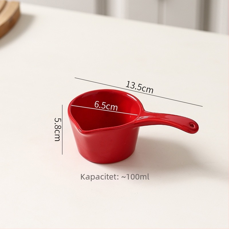 Kreativni keramički set za začine i umake: posudice za paradajnu umak, ocat, umak od crnog papra, dip posudice, šalice za espresso i mlijeko