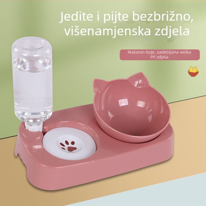 Plastična posuda za kućne ljubimce s automatskim hranjenjem za mačke i pse