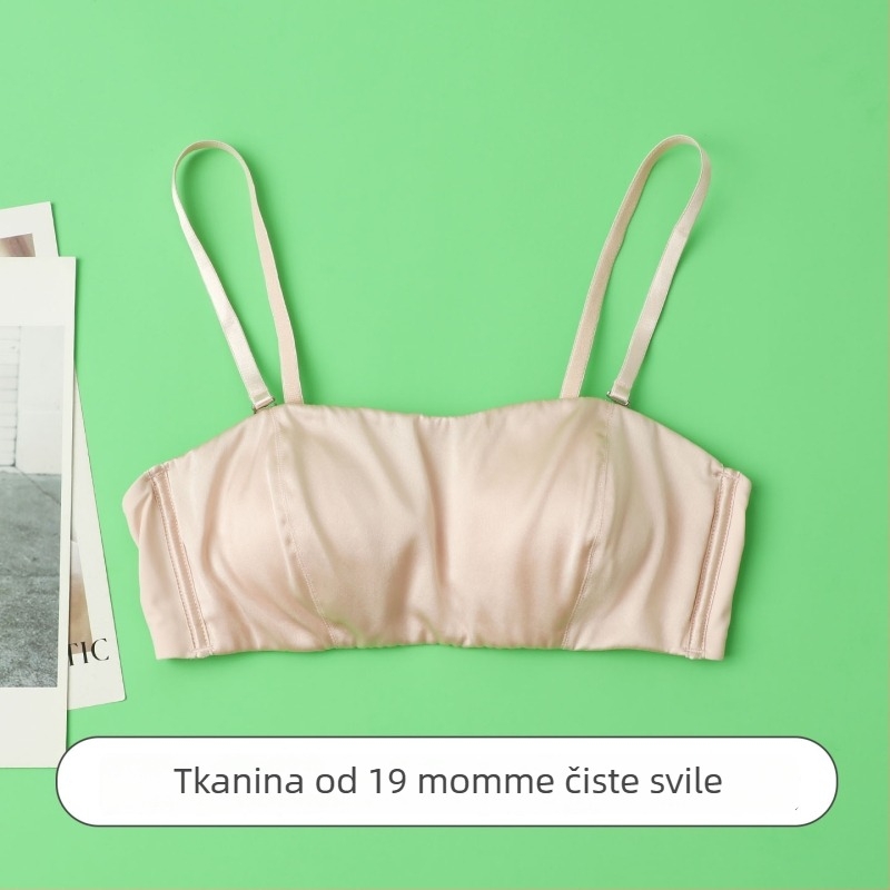 Podstava čašice 100% svila dudovine, bešavna, bez naramenica, ljetni tanki stil