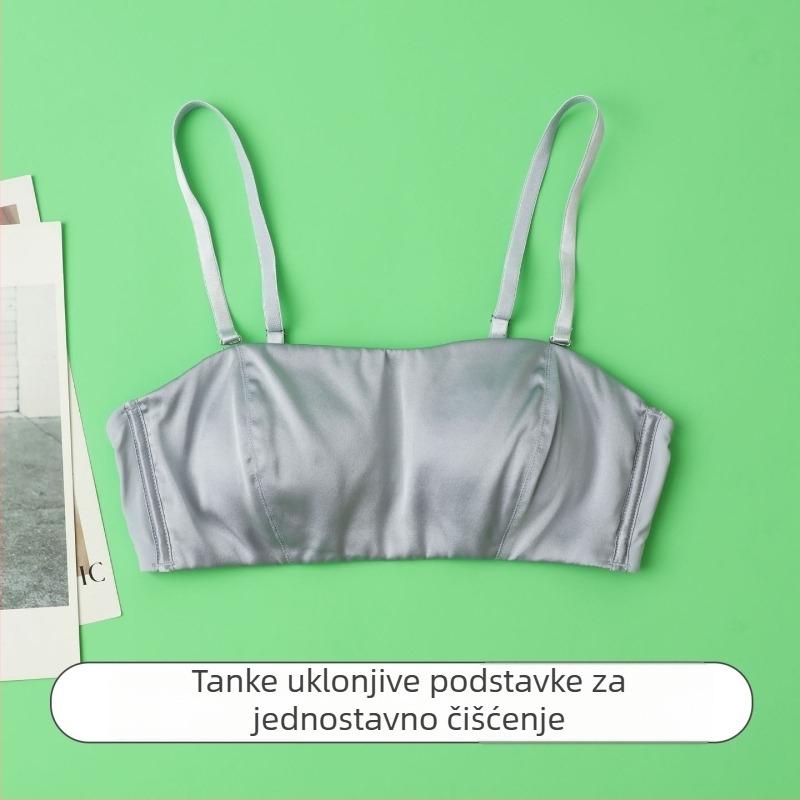 Podstava čašice 100% svila dudovine, bešavna, bez naramenica, ljetni tanki stil