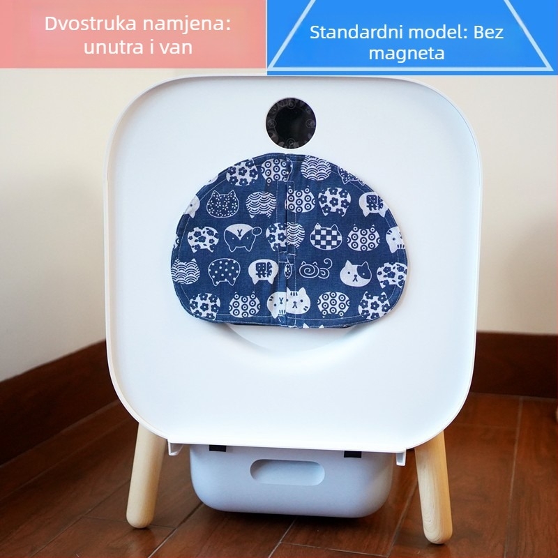 Xiaowan Potpuno automatska kutija za mačji pijesak, kompatibilna s vrećicama za otpad sa šnurovom, čvrste i izdržljive vrećice