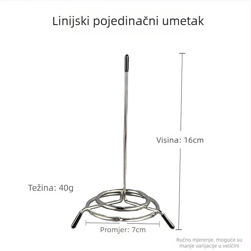 Debljeg i širi držač za račune od nehrđajućeg čelika, protuklizni držač za dokumente, jednostavan i izdržljiv.