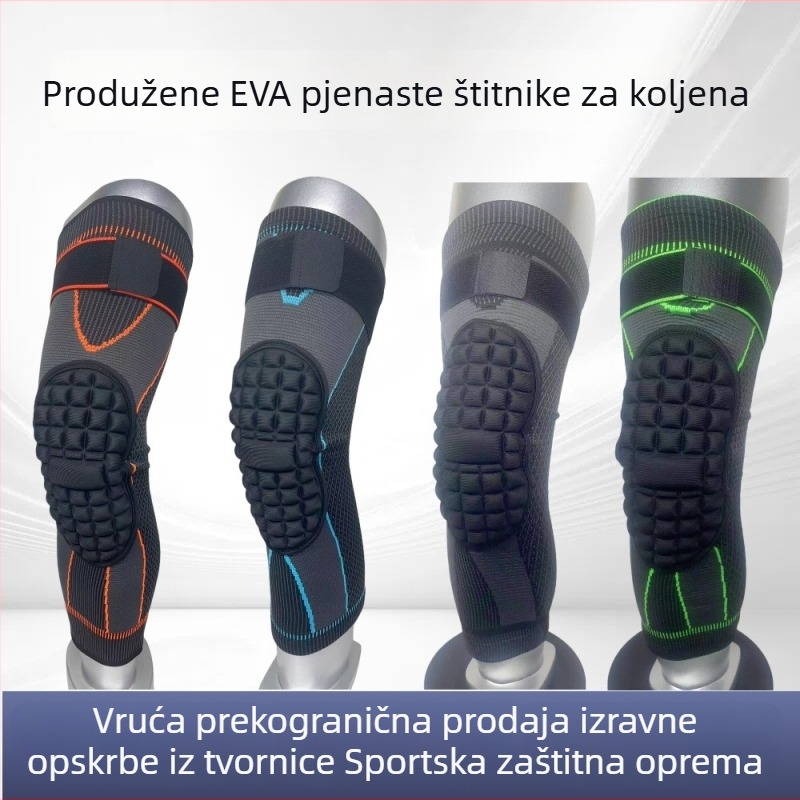Prilagodljive koljen zaštitne jastučiće s EVA pjenom, zaštita od udara za odbojku, vožnju biciklom i košarku – za djecu i odrasle, vanjski sportovi
