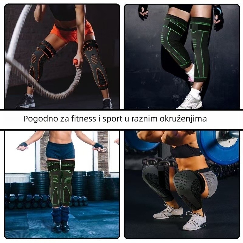 Prilagodljive koljen zaštitne jastučiće s EVA pjenom, zaštita od udara za odbojku, vožnju biciklom i košarku – za djecu i odrasle, vanjski sportovi