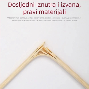 Jednokratni bambus štapići za jelo, okrugli, debeći, praktični i higijenski za dostavu, kućnu i poslovnu upotrebu