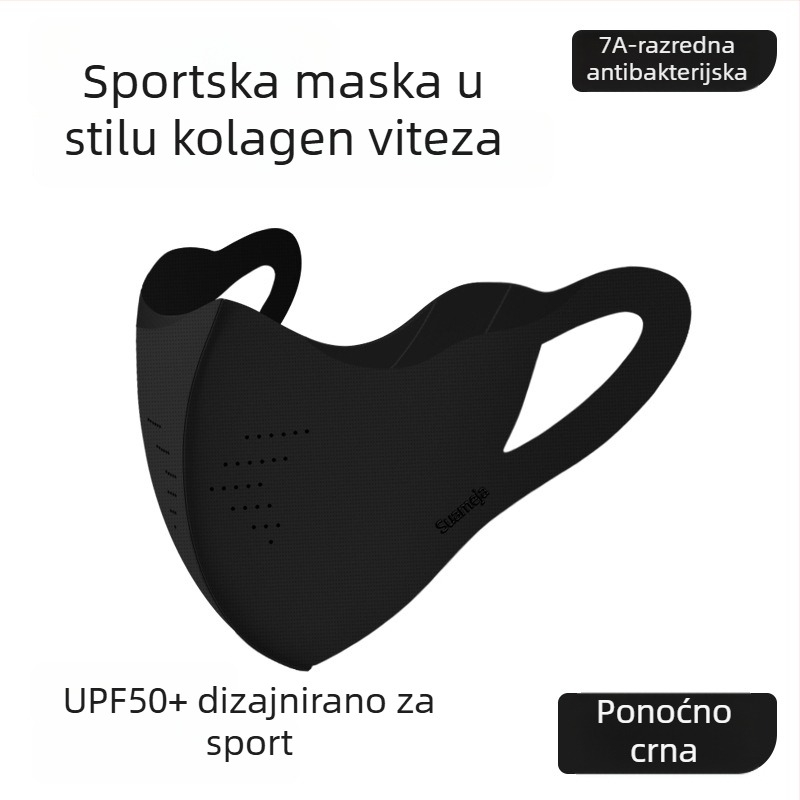 Proljetno-jesenska topla maska za vožnju biciklom, zaštita od prašine i sunca, prozračna maska za lice, unisex, prilagođena manjim licima