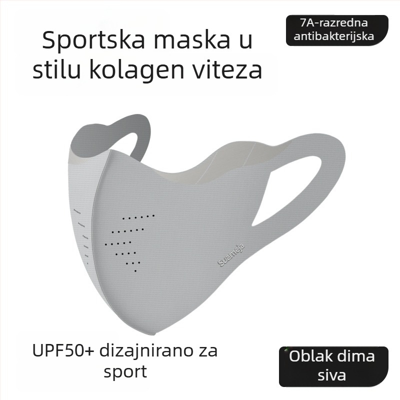 Proljetno-jesenska topla maska za vožnju biciklom, zaštita od prašine i sunca, prozračna maska za lice, unisex, prilagođena manjim licima