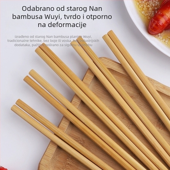 Bambus štapići za hot pot – jednokratni, kuhinjski dodaci, minimalistički stil