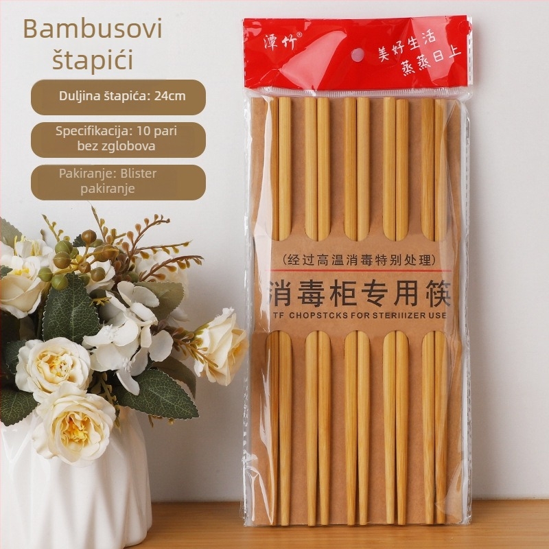 Bambus štapići za hot pot – jednokratni, kuhinjski dodaci, minimalistički stil
