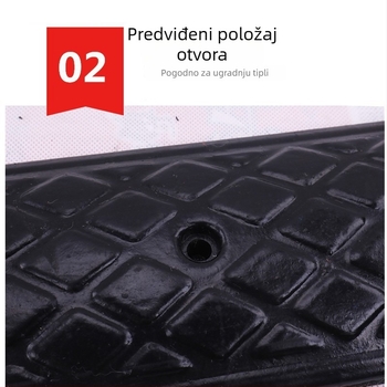 Mikro-usporivač brzine za pješačke i biciklističke trake, protuklizne trake i linije razdjelnice tla