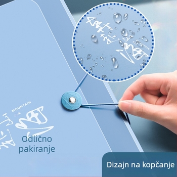 A4 višeslojni folder s prozirnim džepovima za papire – školski organizator