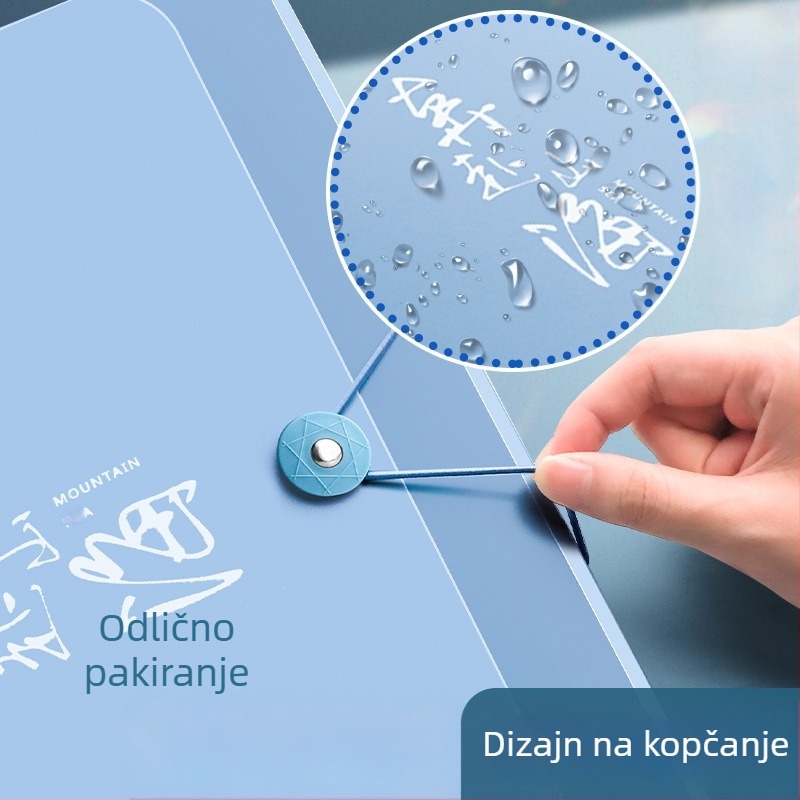 A4 višeslojni folder s prozirnim džepovima za papire – školski organizator