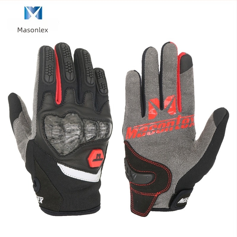 Mojesus M30 karbonske vlaknine rukavice za motocikle, dodirni zaslon, ljeto, unisex, zaštita od padova, off-road oprema