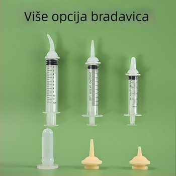 Set za prehranu i lijekove za kućne ljubimce — silikonske šprice za hranjenje i hidrataciju za štence i mačke