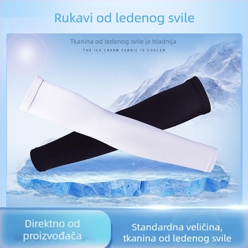 Ljetne nadlaktanske navlake za biciklizam i vanjske sportove, elastične, protuklizne, od najlona, Ice Silk