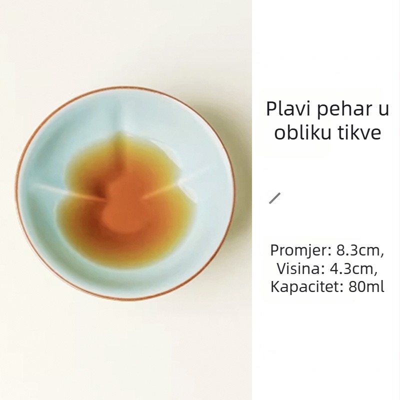 Porcelanska šalica za čaj za osobnu upotrebu, Kung Fu set za čaj, u obliku buče