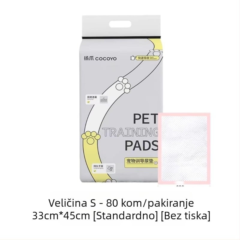Debele jednokratne podloge za obuku pasa, visoko upijajuće za urin