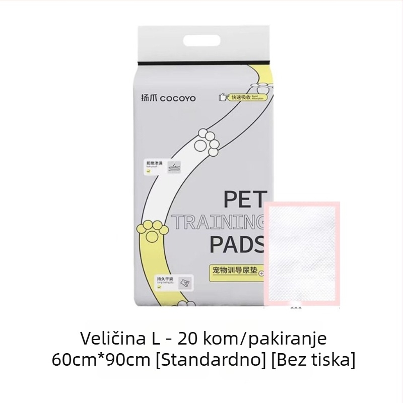 Debele jednokratne podloge za obuku pasa, visoko upijajuće za urin