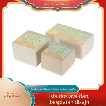 Jian ware čajnik s poklopcem, porcelanski set za čaj s šalicama, u poklon kutiji i retro skladištu