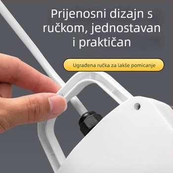 Petopolna vodootporna utičnica za kupaonicu s zaštitom od curenja, zidna montaža, za pametni WC i bojler