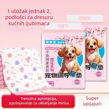 Pamučne apsorpcijske pelene za pse s dezodorirajućim slojem