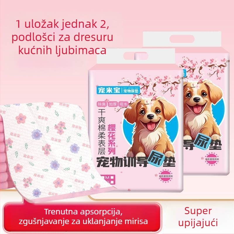 Pamučne apsorpcijske pelene za pse s dezodorirajućim slojem