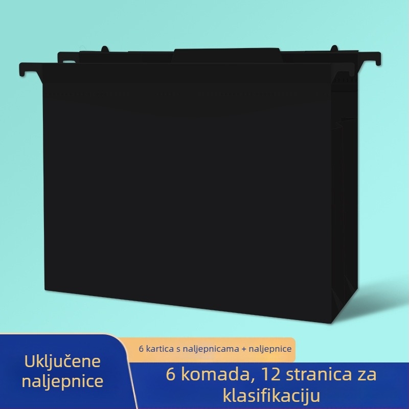Morandi boje A4 viseći klip za datoteke, klip brzog otpuštanja, klip za sortiranje datoteka, kutija za pohranu šalova