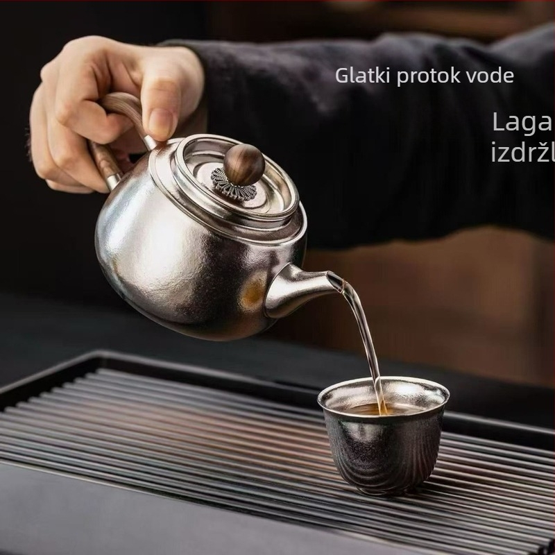 Set čajnika od čistog titana za Kung-Fu čaj, za dom i kampiranje, premium luksuzni dar