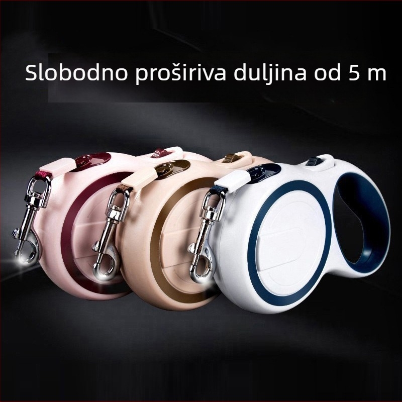 Automatska uzica za pse za male i srednje pse – automatsko uvlacenje, podesiva uzica, pogodna za Pomeranac, Corgi i slične pasmine