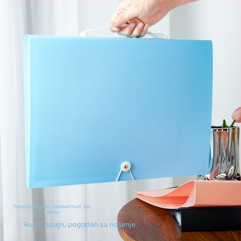 Prijenosni A3 plastični višestruki umjetnički folder za skice i plakate