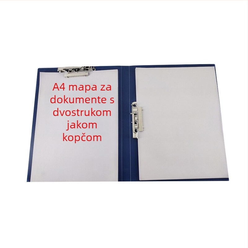 A4 mapa s čvrstim držačem, organizator podataka, klip za note i ispite