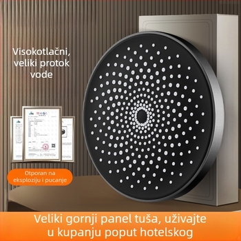 Tuš glava visokog pritiska s jednim panelom, ultra velikim otvorima i snažnim protokom vode