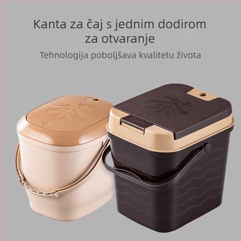 Mala plastična kanta za čaj za odvodnjavanje i skupljanje vode, kanta za ostatke čaja i dodatak čajnog seta za kućnu upotrebu