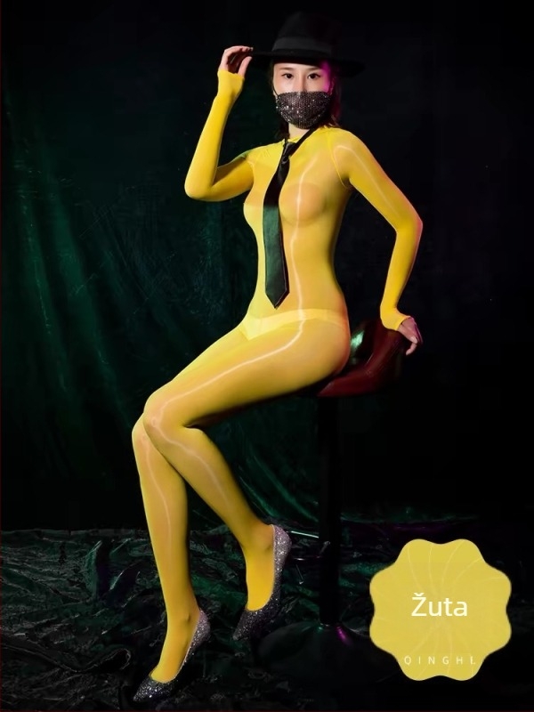 Horse Oil muški bodi – seksi svilenkasti prozirni cijelo tijelo, set pojasa s 912 iglica JJ, 8D iskušenje