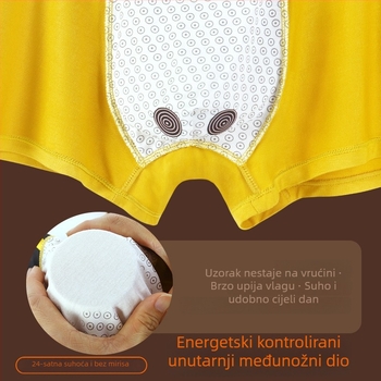 HOT magnetska tehnologija senzora temperature za muške bokserice, prozračne, četiri sezone, u kutiji za poklon