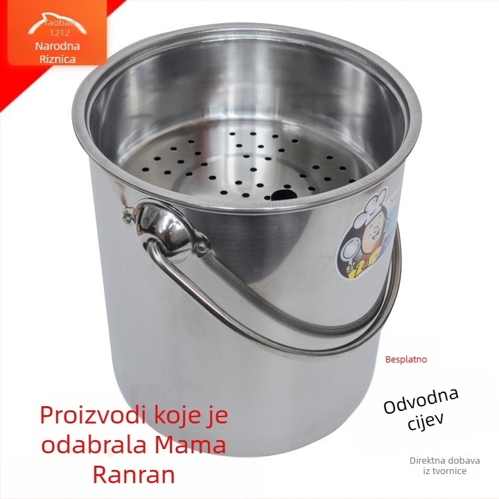 Set čajnih kanti od nehrđajućeg čelika s odvodom i skupljanjem vode, kanta za ostatke čaja i koš za smeće za Kung Fu čaj dodatke