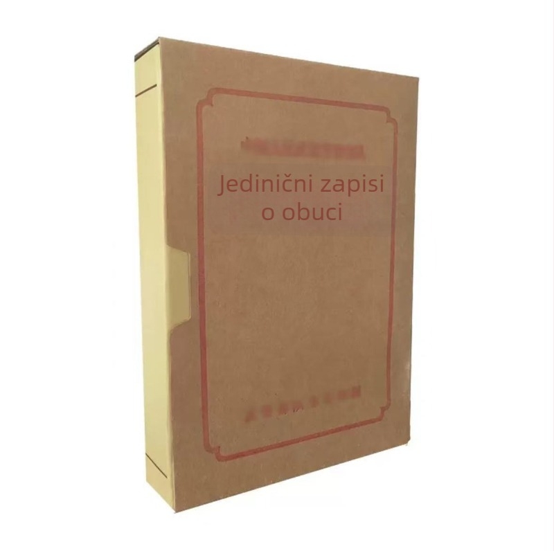 Na skladištu: kutije za osobne treninge i arhivske torbe jedinica, od kraft papira, mogućnost logotipa, veleprodaja, bez kutija za arhivu