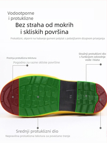 Protupožarne zaštitne čizme sa čeličnim pločama