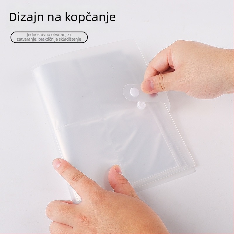 Prozirni album za kartice za nakit s 3×4 pretincima, za kartice veličine 3 inča, kompaktni Polaroid fotoalbum