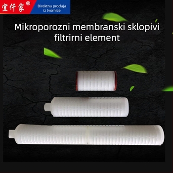 5, 10 i 20 inčnih ultrafin membranski filtracijski cartridge za liker, voćno vino i kućnu izradu pića