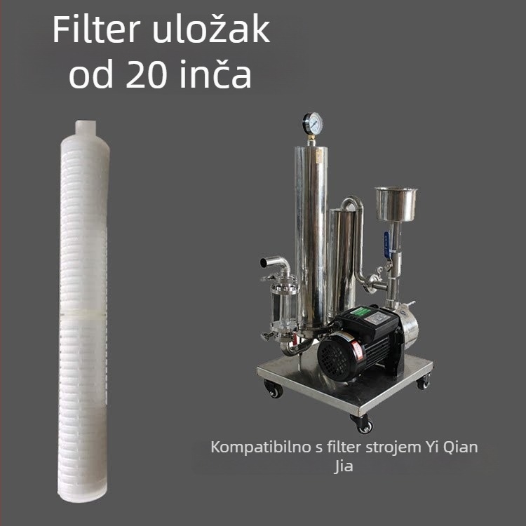 5, 10 i 20 inčnih ultrafin membranski filtracijski cartridge za liker, voćno vino i kućnu izradu pića