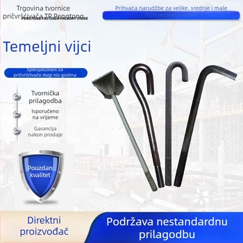 Sidra za ugrađene građevinske elemente s L‑oblikom zavarenih ploča vijaka